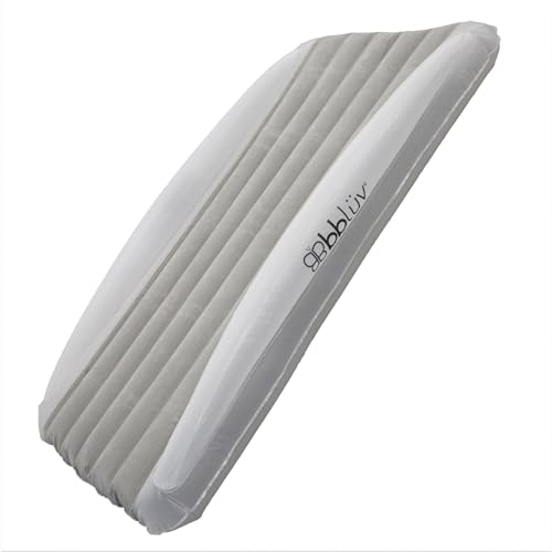 bblüv - Mät - Toddler Air Mattress with Sides- Inflatable Toddler Bed for Travel- Toddler Cot with Air Pump & Travel Bag, Non-Slip, Leak Proof