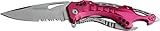 Tac-Force Outdoormesser Pink Aluminium Black Liner, TF-705PK