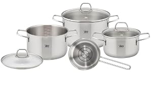 ELO Topfset Twice 4-tlg, Edelstahl 18/10 - Induktion, Literskala