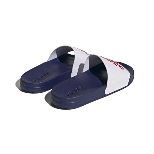 Image of adidas Mens Adilette Shower Arsenal Slides Casual Sandals Casual - Red