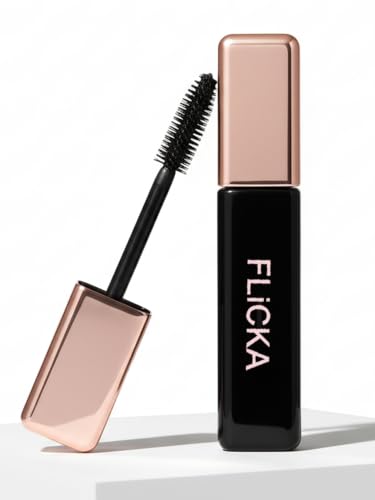 Image of FLiCKA Lash It Out Mascara Waterproof With Intense Jet Black Color| Long Lasting, Lightweight, Smudge Proof Mascara For Women, Black, 9ml