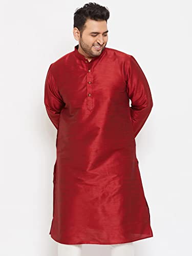 Elina fashion Men's Plus Size Banglori Silk Kurta Pajama (Payjama) Indian Designer Solid Traditional Wear2