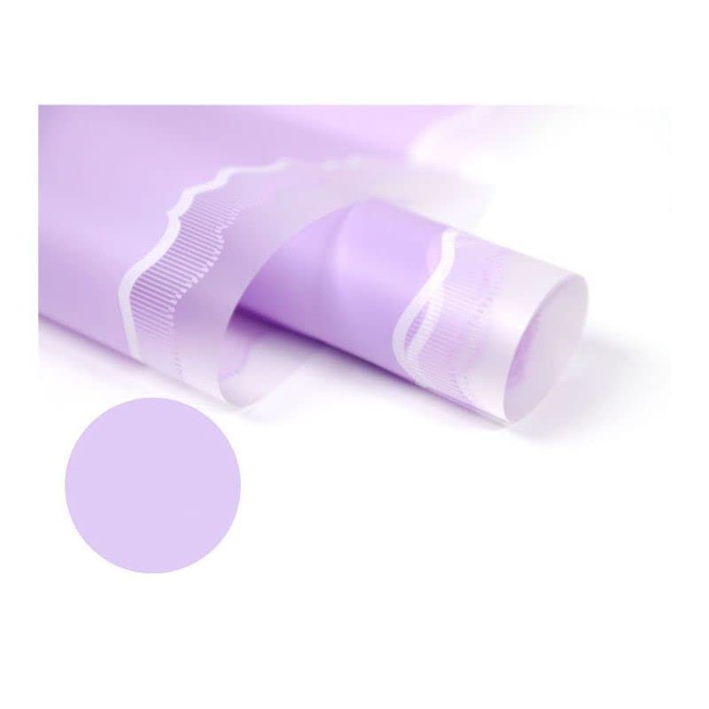 Image of Oasis Floral Products Flower Bouquet Wrapping & Gift Packing Cellophane Film Sheets 58x58cm (20 nos) Purple Matt Ocean Waves Border