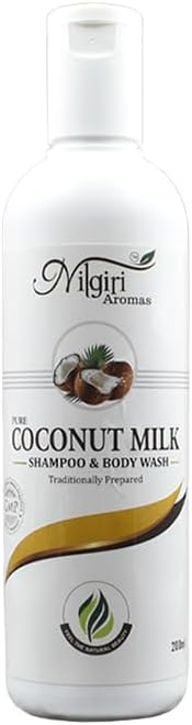 Nilgiri Aromas Pure Coconut Milk Shampoo And Body Wash, 1 Count