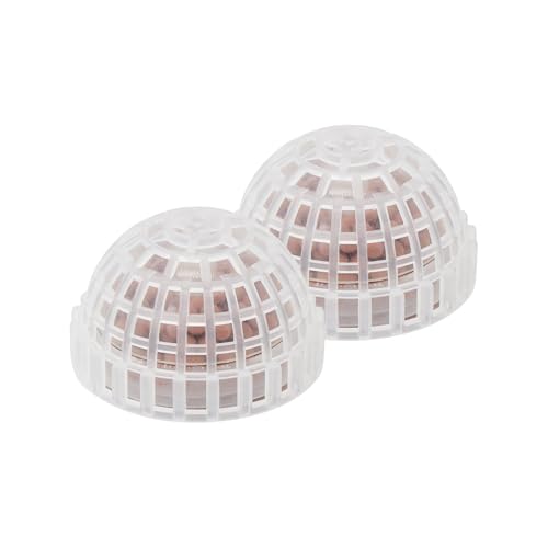 Image of WishLotus 2Pcs Transparent Plastic Aquarium Moss Ball Holder, Moss Accessory Landscape Ornaments for Fish Tank