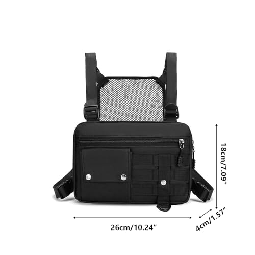 Sac de poitrine Molle idéal pour le cyclisme et la pêche - 4