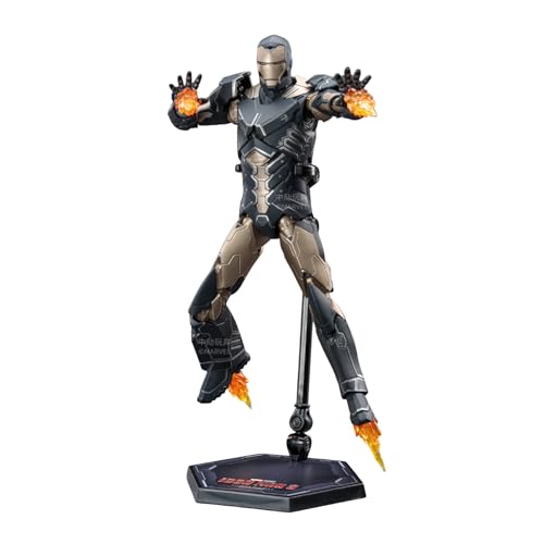 Image of ZD Toys Action Figure - 7 Inch Ironman 3 Mark 15 Sneaky Armor, 1 /10 Scale, Interchangeable Hands, Blades and Display Stand, Durable PVC, Ideal Gift, Ages 15+ Years