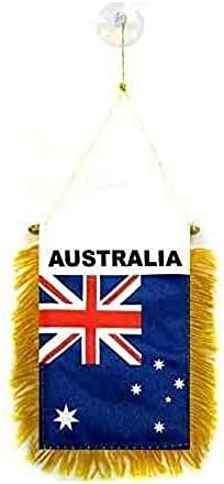 AZ FLAG BANDERIN de Australia 15x10cm con Ventosa - BANDERINA Aus...