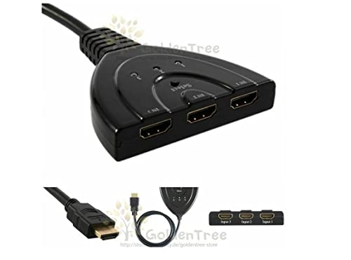 Arilco 3 in 1 | HDMI | Splitter | Umschalter | Verteiler | Switch | Funktion | Neu Cover