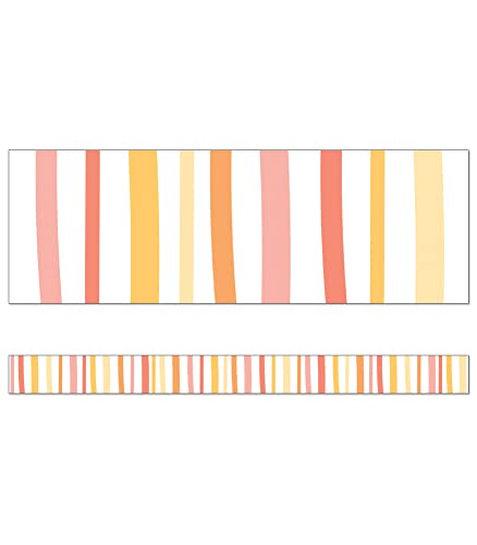 Schoolgirl Style Simply Safari Zebra Print Bulletin Board Borders, 36 Feet Of Scalloped Neutral Classroom Borders For Bulletin Board, White Board, Cork Board, Desk Decor, And Classroom Decor #TOP8