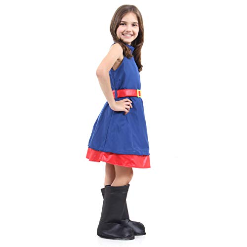 Luna Luxo Infantil Sulamericana Fantasias Azul/Vermelho 6 Anos