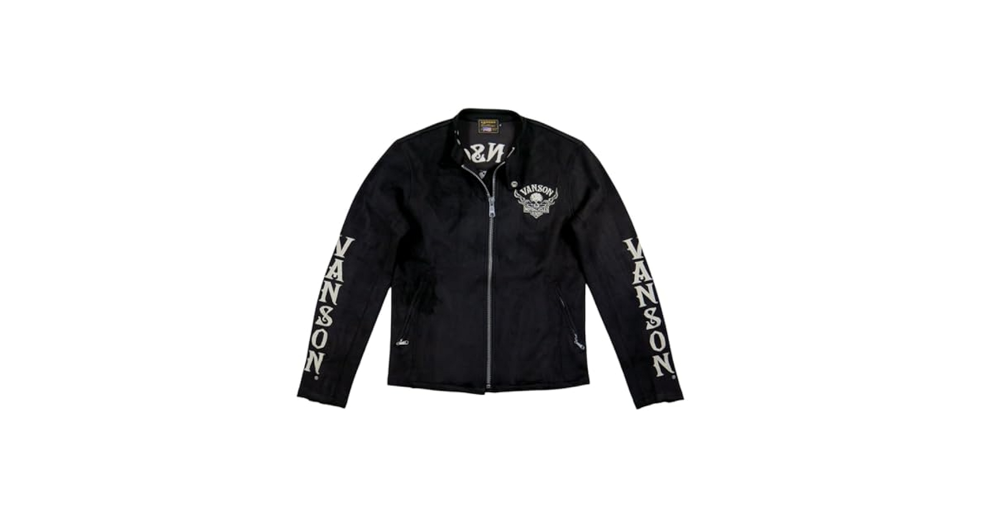 バンソン ボーン ライダース VANSON BONES FLAT-TRACK JACKET (BONE:BLACK) | Brand,S-Z