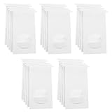 25 Piezas Bolsas de Papel Kraft, 17x9x6cm Bolsa de Papel Marrón con Ventana, Bolsas de Pan a Prueba de Aceite para Alimentosy Dulces, para Regalos de Fiesta, Manualidades y Bocadillos (25pcs Blanco)