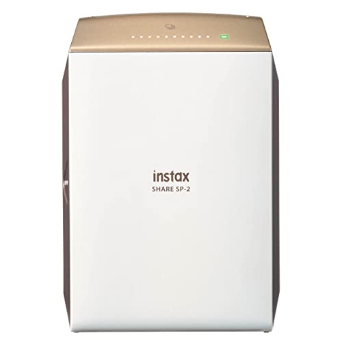 FUJIFILM スマートフォン用プリンター “スマホdeチェキ" instax SHARE SP-2 ゴールド