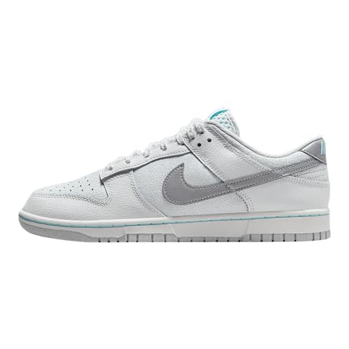 Nike Dunk Low Retro SE Men's Shoes (HQ3619-121, Summit White/Glacier Ice/Vast Grey/Metallic Silver) Size 8.5
