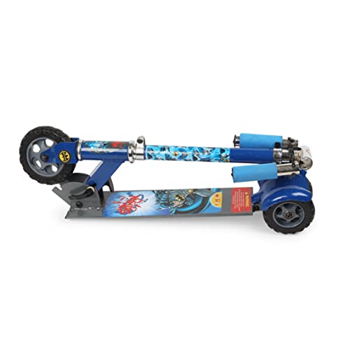 Image of Toyzone Batman Scooter Square-66071 | Kids Skate | Batman Skating Ride on | 3 Wheel Kids Scooter | Smart Kick Scooter | Adjustable Height and Rear Brake | Foldable Scooter | for Kids Age 6+ Years