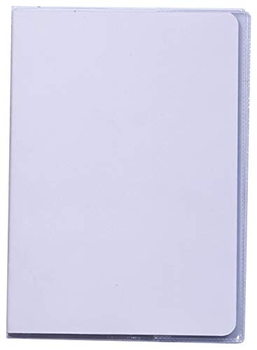 Calligraphe 73050C Un Protège-Cahier Cristalux Incolore - A5 14,8x21 cm - 22/100ème avec Porte-Étiquette - PVC Transparent Lisse