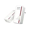 AVM FRITZ!Powerline 1240E/1000E WLAN Set (1,200 MBit/s, WLAN-Access Point, ideal für Media-Streaming oder NAS-Anbindungen, deutschsprachige Version, weiß)
