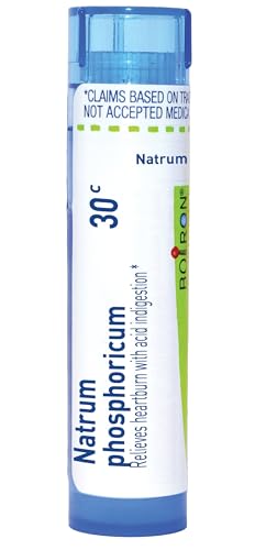 Boiron Natrum Phosphoricum 30C for Heartburn with Acid Indigestion - 80 Pellets
