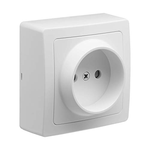 Blok Enchufe 2P Blanco