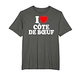 I Love Côte De Boeuf Humour Viande Boucher T-Shirt