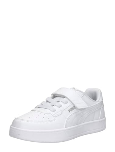 Puma Unisex Kids Puma Caven 2.0 Ac+ Ps Sneakers, Puma White-Puma Silver-Puma Black, 35 EU