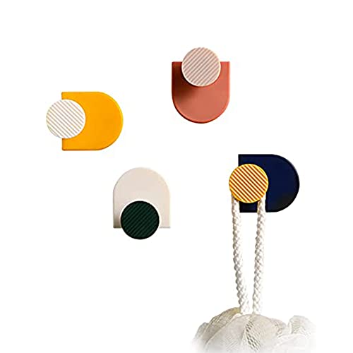 streeHerjjkeA1 Bunte wandhaken Runde Klebehaken Handtuchhaken Plastik...