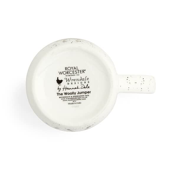 Wrendale Designs - 'Woolly Jumper' Mug, White/Opulent Garden, Standard size - Image 3