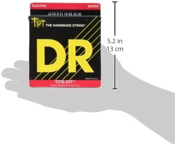DR Strings TITE-FIT™ - Nickel Plated Electric Guitar Strings: Extra Light 8-38, Silver - Image 4