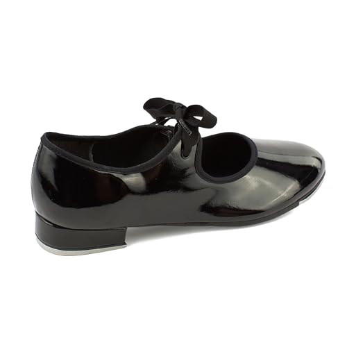 Tyette Vegan Tap Shoes for Beginners, Elastic Snaps, Flexible Sole, Aluminum Taps - TA35 Val - TA36 Valiant3