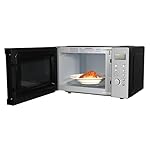 Emerson MW9005SS Compact Countertop Microwave Oven with Button Control, LED Display, 900W 5 Power Levels, 6 Auto Menus, Glass Turntable and Child Safe Lock, 0.9 Cu. Ft, Stainless Steel - Image 4