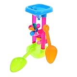 ORFOFE Strandspielzeug Sandspielset für Teilig Sanduhr Wasserrad aus Hochwertigem Kunststoff...
