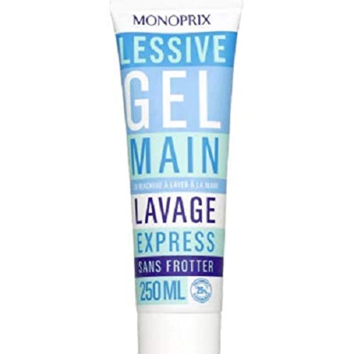 Monoprix Lessive gel main lavage express sans frotter - Le tube de 250 ml