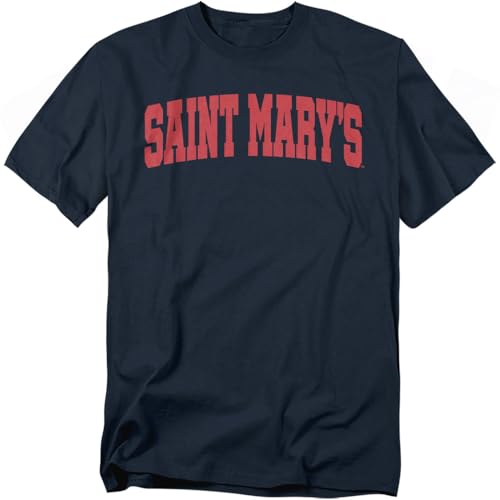LOGOVISION Saint Mary s College of California School Name Arch Unisex Adult T Shirt, Navy, Medium