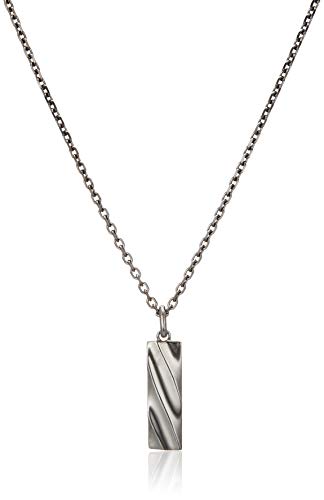 [ライオンハート] LION HEART for Gift ツイストtecプレートネックレス 01NE1151BK