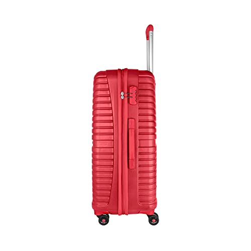 Image of YAYAVAR PC Berlin Multipurpose Easy Portable Hard-Sided Spinner Wheel Luggage Bag (Red, 75cm, Large)