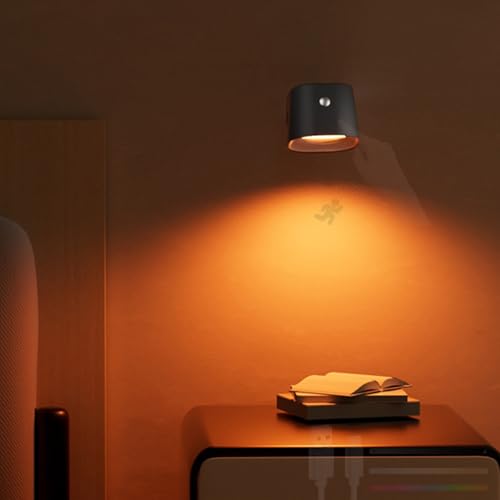 Luz de pared LED con sensor de movimiento para cocina, aplique inalámbrico RGB regulable