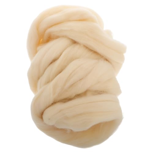 VILLCASE 1 Set of Soft Wool Roving Needle Felting Easy to Shape Material Handmade Wool Felt Projects Craft Supplies for All Ages
