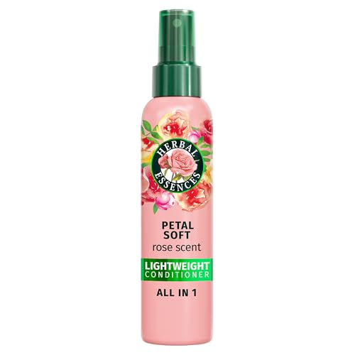Herbal Essences Rose Scent Petal Soft Lighweight Conditioner All in One 145ml Detangles Nourishes Tames Frizz Repairs Heat Protects Adds Shine & Lasting Scent