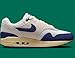 Nike Air Max 1 Mens-Size 10, Sail/Deep Royal Blue