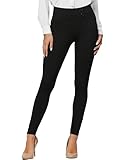 Conceited Stretch Slacks for Women - Wear to Work - Tummy Control - Slim Leg - Pockets - Ponte - (Available in Plus Size), Practically Posh, Large