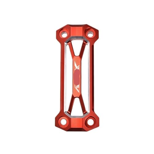 Support de guidon moto X-ADV 750 rehaussé anti-fatigue avec pince de montage en alu rouge