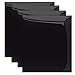 MiPremium PU Heat Transfer Vinyl, HTV Black Iron On Vinyl 12" x 10" (4 x Sheets), for T Shirts Sports Clothing & other garments and fabrics, Easy Cut, Easy Weed & Press black htv vinyl (Black)