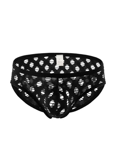 1 Pc Men's Casual Underwear, Triangle Pants Fashion Mesh Breathable Briefs