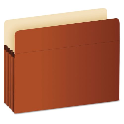Chemise extensible Manila en fibre rouge pour archivage de documents