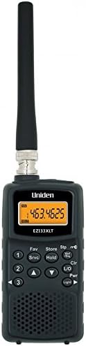 Uniden EZI-33 XLT Air band Radio Radio Scanner, Black