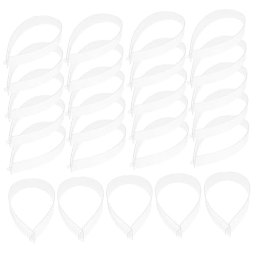 Healvian Collar Strips for Men's Police Shirt 80pcs Plastic Collar Fixing Strips Support Shirt