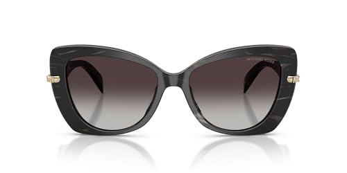 Michael Kors MK2258U Atlanta Universal Fit Sunglasses Black Horn/Light Grey Gradient 55 mm