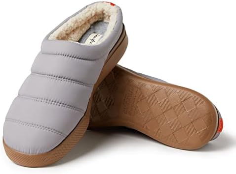 Dearfoams Men's Andre Indoor Outdoor Memory Foam Sport Lounge Clog Slipper, Medium Grey | Image 2