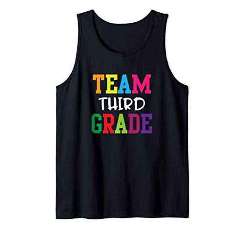 Team Third Grade Teacher Education Camiseta sin Mangas